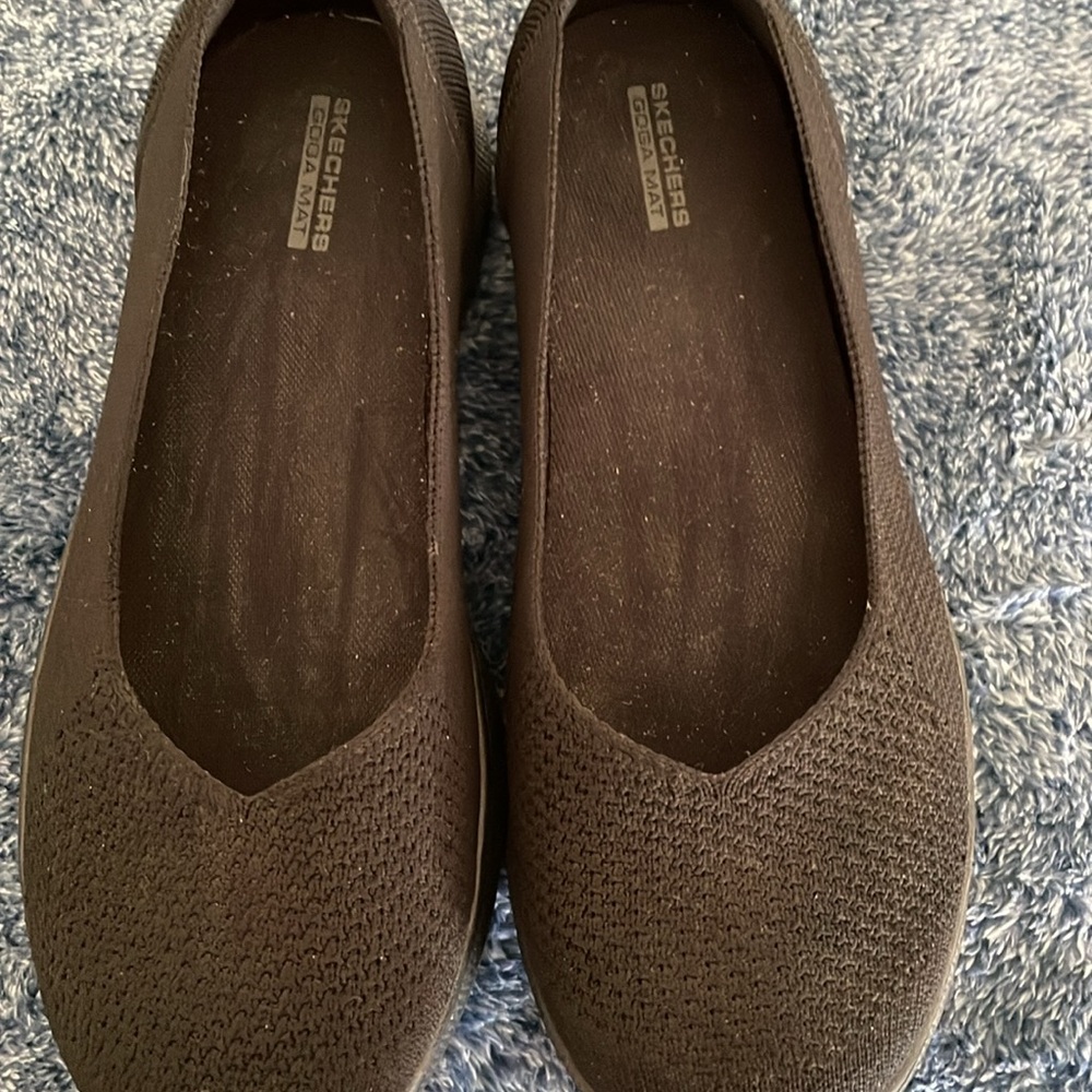 Skechers Black Casual Flats for Everyday Comfort